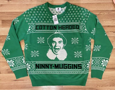 NWT Buddy ELF Movie Tacky Ugly Christmas Holiday Party Sweater