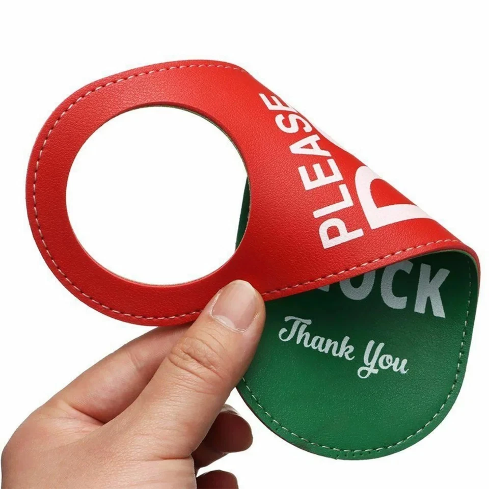 Please Do Not Disturb - Please Knock Reversible Door Sign Hotel Room Bedroom - Image 4 of 4