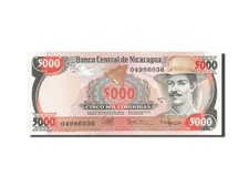 [#264711] Billet, Nicaragua, 5000 Cordobas, 1985, 1987, KM:146, SPL