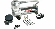 Viair 444C Single Chrome Air Compressor Air Ride Cars, Truck Mount - 12V 200 PSI