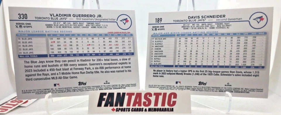 Toronto Blue Jays All Star Game FOIL ASG Logo Parallel Card YOU PICK 2024 Topps - Image 2 of 2