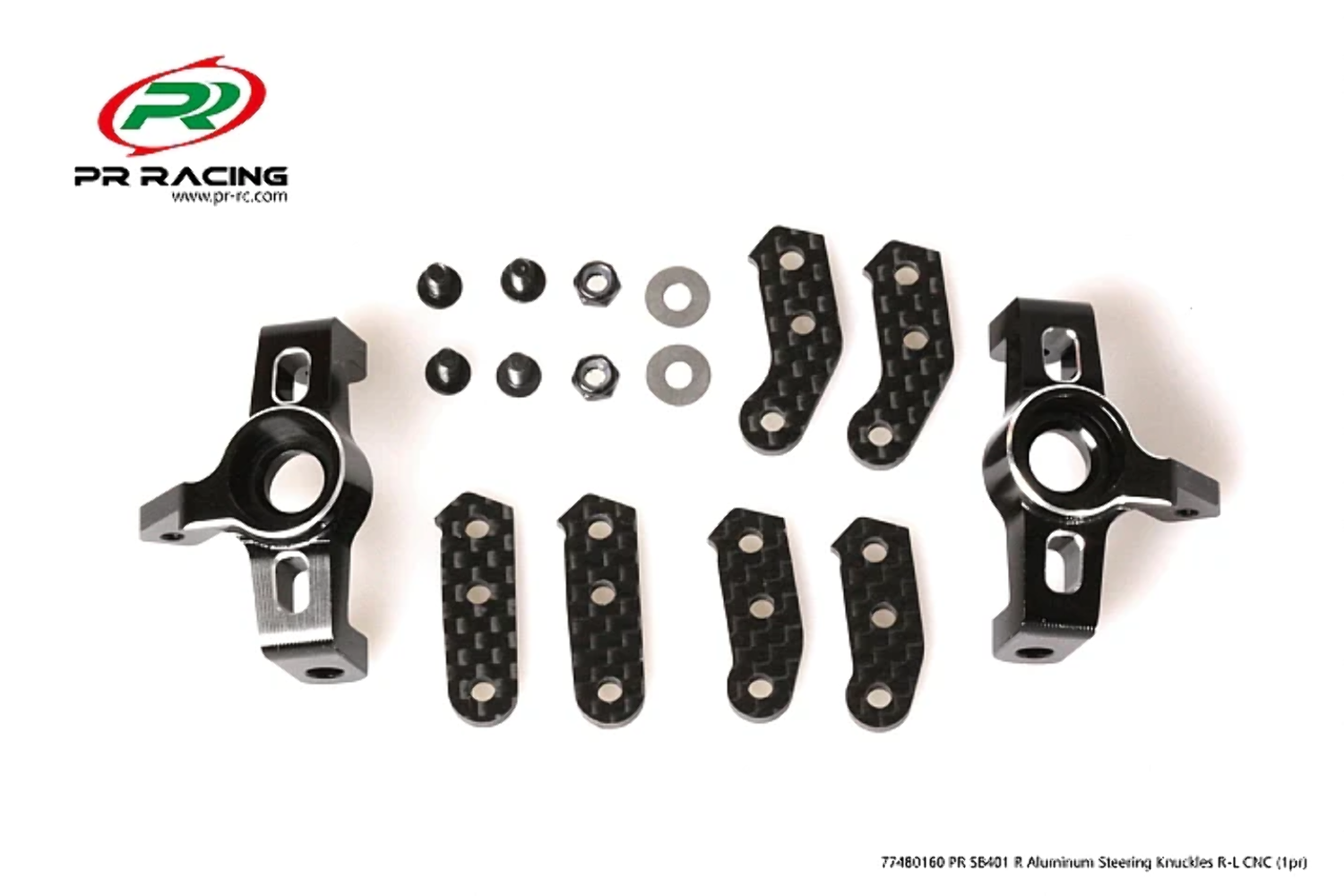 77480160 - PR SB401 R Aluminum Steering Knuckles R-L CNC (1pr)