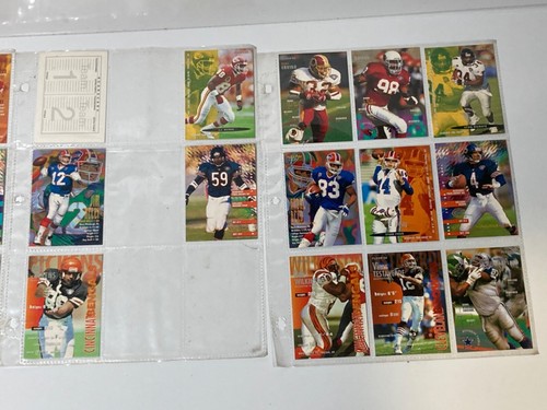 NFL FOOTBALL CARD LOT FLEER VINTAGE 90S COLLECTOR - Picture 5 of 9