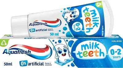 Aquafresh Baby Toothpaste Milk Teeth 0-2 Years 50ml FAST FREE POSTAGE