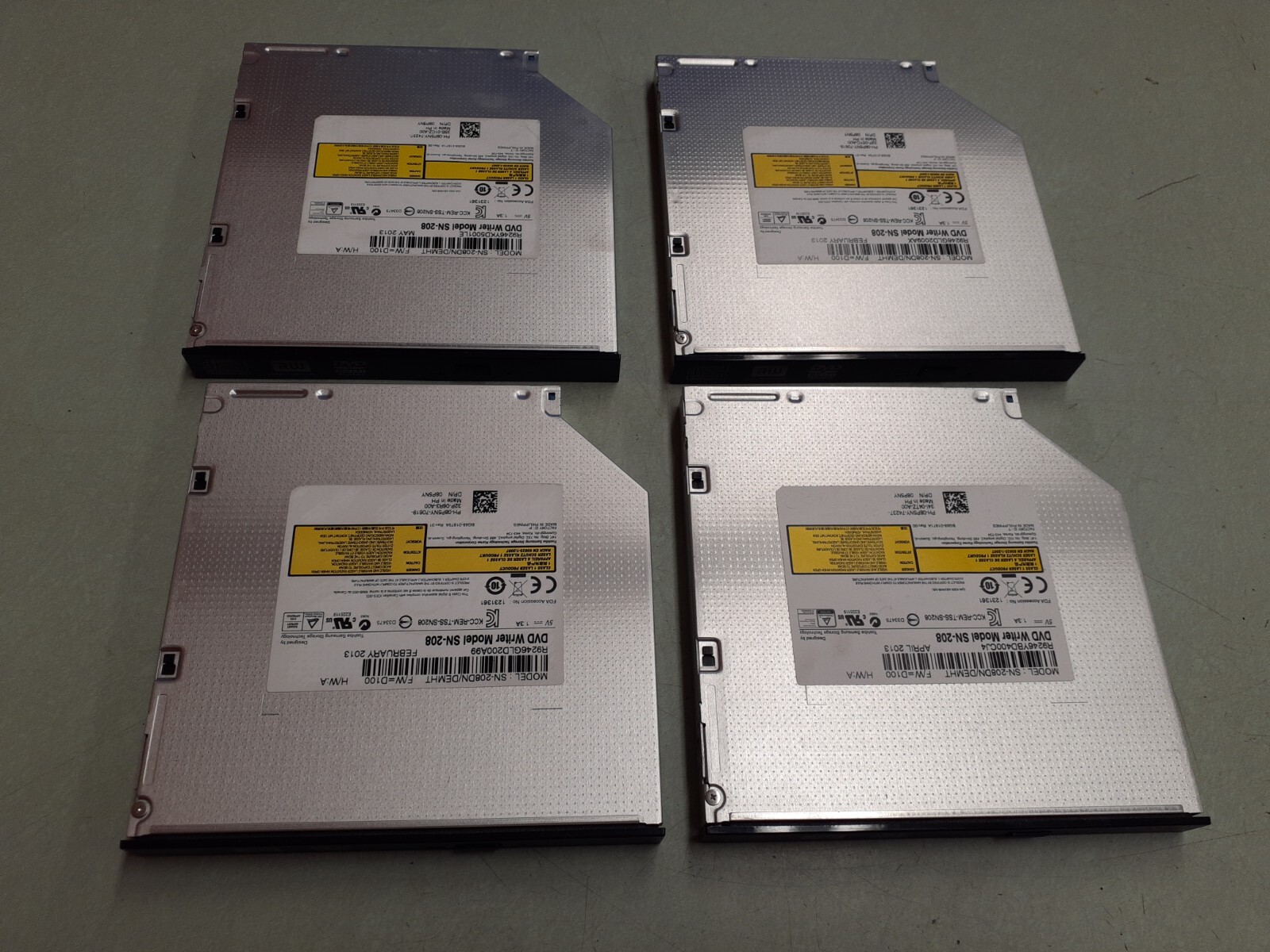 (4) Toshiba Samsung SN208 DVD Writer SN208DN/DEMHT 08P5NY 8P5NY eBay