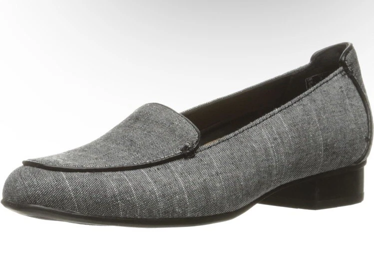 Nuovo mocassino donna Clarks Keesha Luca slip on 6 5 m fodera bianca