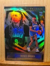 Moses Brown #185 2020-21 Panini Illusions Rookie Thunder D0149A