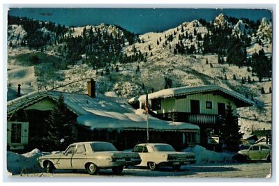 1969 The Prospector Lodge Hotel & Restaurant Winter Aspen Colorado CO Postcard