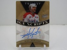 MIKE GARTNER 2012-13 TRILOGY ICE SCRIPTS AUTOGRAPH AUTO! CAPITALS!!