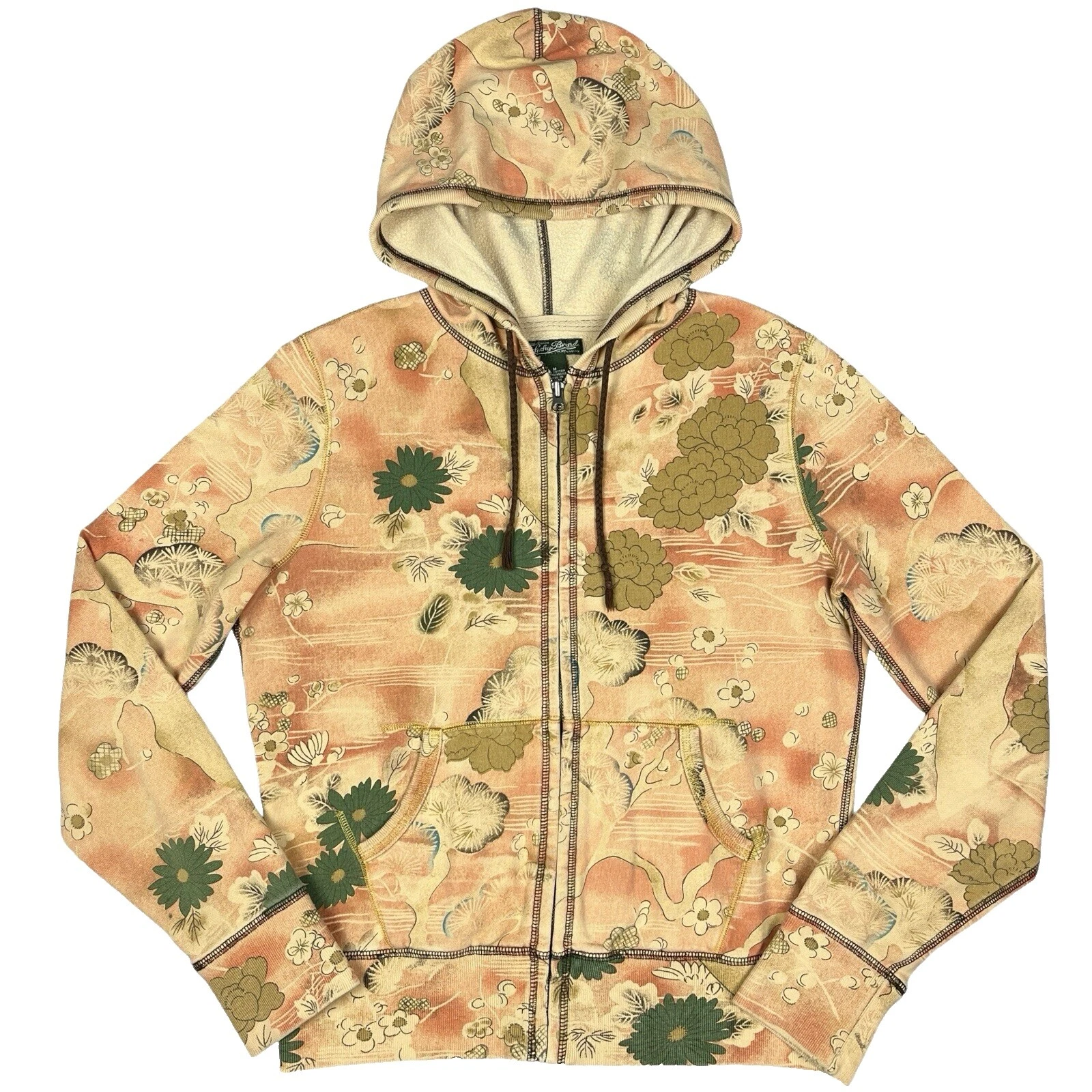 Lucky Brand Cotton Blend Floral Hoodies for Women