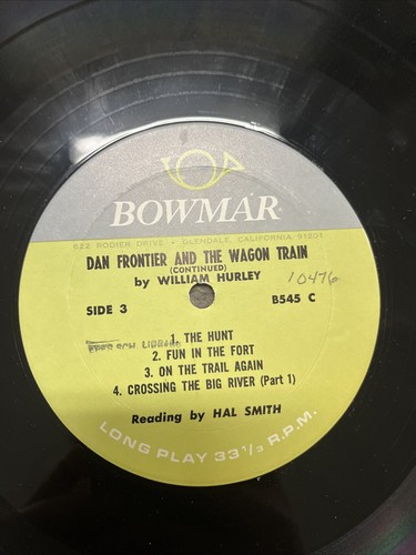 RARE 1968 Dan Frontier & Wagon Train LP 2x Vinyl Album Bowmar Companion Records - Picture 5 of 20