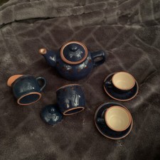 Bear ware Pottery Works Tiny Tea Set