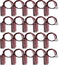 20 Pcs ER3 Battery for ER3 3.6V 1100mAh Li-ion PLC Battery