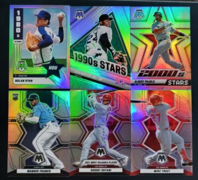 2022 Panini Mosaic Baseball SILVER PRIZMS with Rookies You Pick - 2 Card Minimum