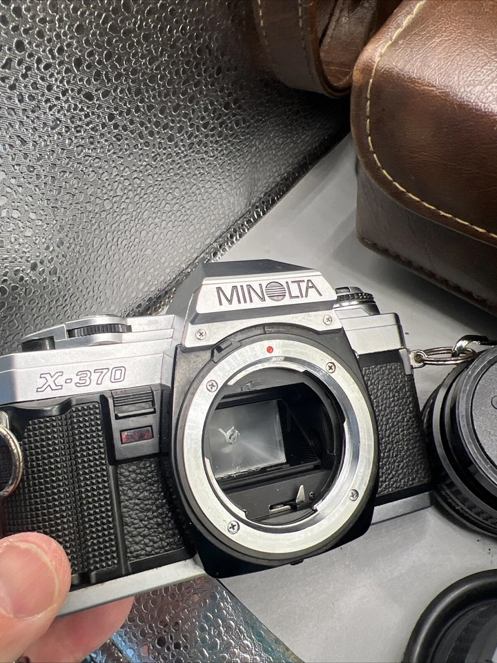 Minolta XE-5, X-370 Camera, MD 50mm1:1.7.,MC Celtic1:3.5, MC Rokkor-C Lens Case - Image 3 of 4