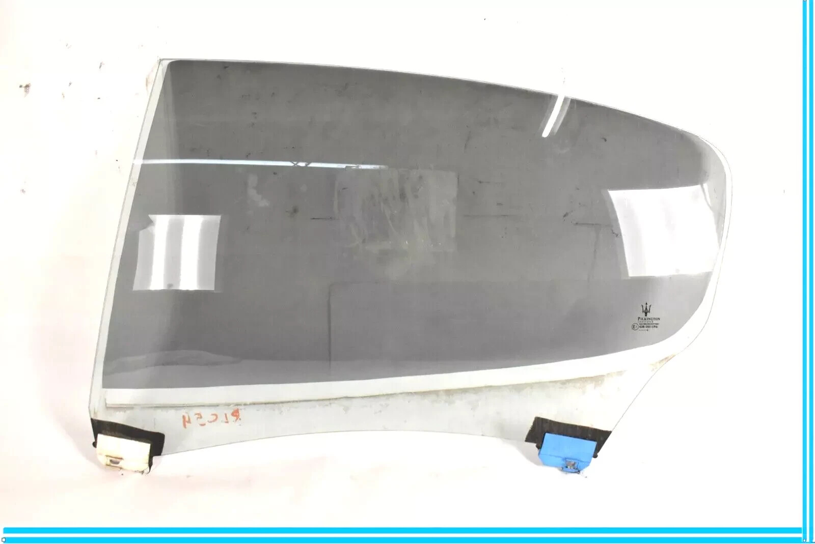03-13 Maserati Quattroporte M139 Rear Left Driver Side Door Window Glass OEM
