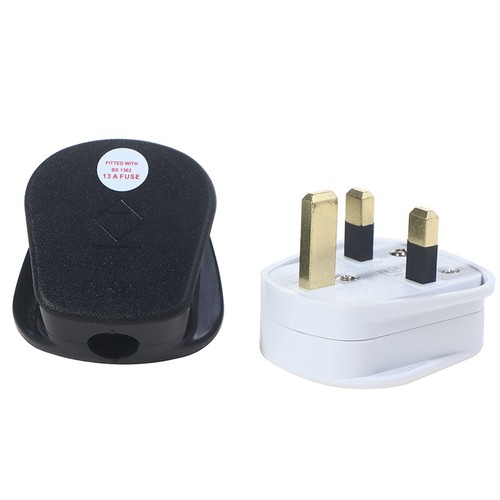 3 Pin UK Mains Plug 13A Appliance Assembly Power Cord Fuse Wiring Connector - Afbeelding 10 van 14