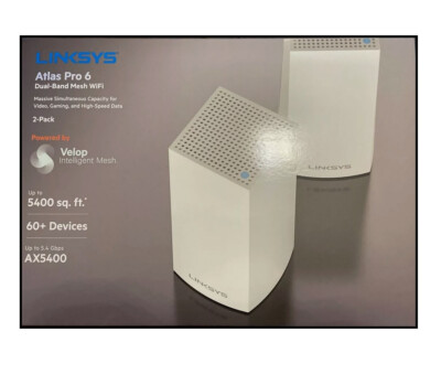 Linksys Atlas Pro 6 Router Dual-Band Mesh Wifi System AX5400