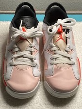 Retro Nike Air Jordan 6 Low Atmosphere GS Size 6.5 Y Sneakers 768878-102