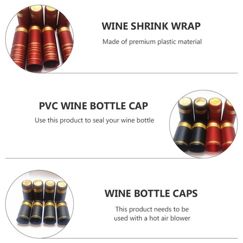 200pcs PVC Wine Bottle Shrink Caps for Cellars & Home Use eBay