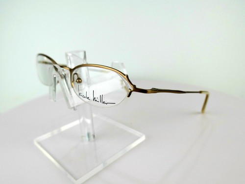 Nicole Miller Kimono (Serene Gold) 50 X 15 135 mm Eyeglass Frame - Picture 3 of 8
