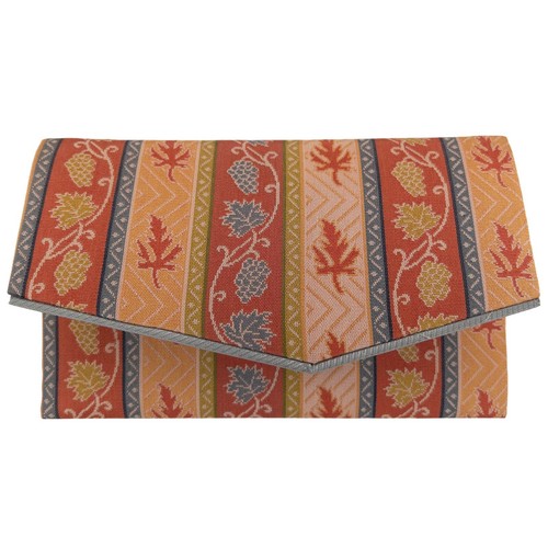 Cartera Fukusa pequeña brocado diseño floral japonés Kyoto Shoyeido de colección sin usar: B - Imagen 3 de 4