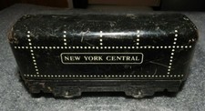 Vintage Marx Black Tin Train Car, New York Central, 1950's