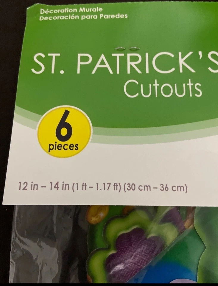 St Patrick's Day 镂空套装 6 包 12 至 14 — 第 2/4 张图片
