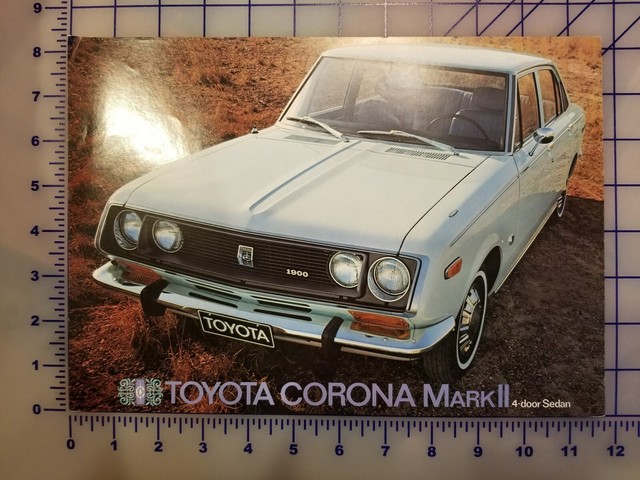 1969 1970 Toyota Corona Mark II Brochure Sheet | eBay
