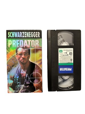 Predator (VHS, 1999) Arnold Schwarzenegger, Carl Weathers Holo Foil Slip