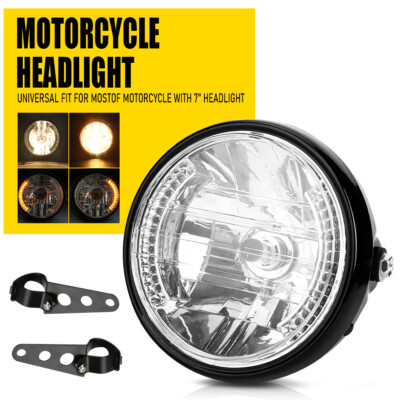 For Honda Shadow VT VT1100 VT750 VT600 VF750 7inch LED Headlight Turn Lights NEW