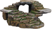 PENN-PLAX Reptology Shale Scape Step Ledge & Cave Hideout – Basking Area - Decor