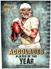 ANDREW LUCK 2012 Bowman Accolades Football Player of the Year Rookie RC