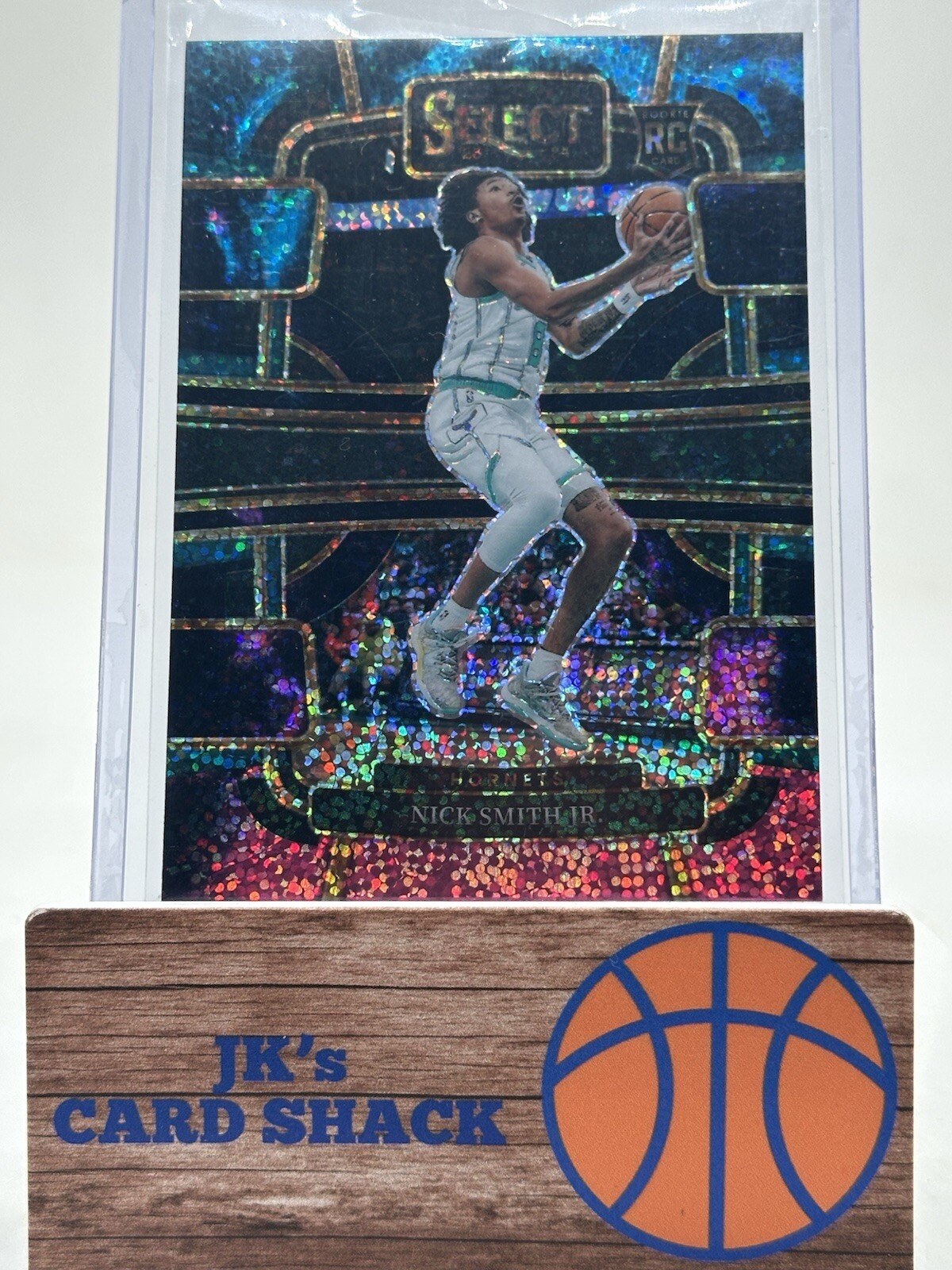 2023-24 Panini Select Nick Smith Jr Concourse Cosmic Prizm RC #89