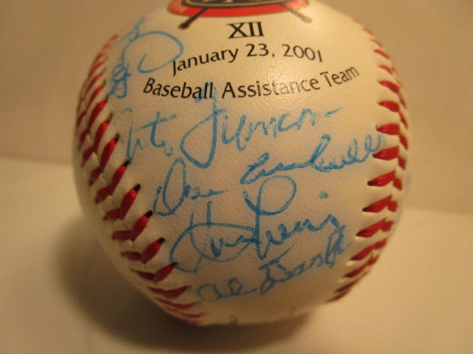 2001 Baseball Assistance Team - B.A.T Autographed Baseball Carter Winfield - Image 3 of 4
