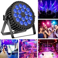 8X 200W RGBW 18 LED Bühnenlicht Par Can DMX512 Lichteffekte Party DJ Disco Show