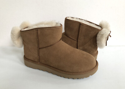 Ugg Classic Mini Bow Chestnut Ugg Fluff Bow Mini UGG CLASSIC