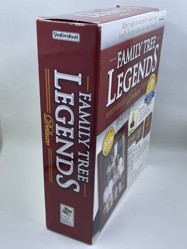 Family Tree Legends Deluxe 5.0 Works On Windows XP,2000,ME,98 Sealed - Picture 2 of 9