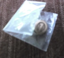 1 pin lapel 3/8" diameter bronze