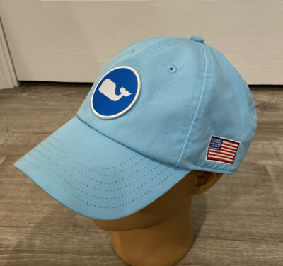 Vineyard Vines Hat Strapback Baseball Cap Mens Sky Blue