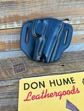 Vintage Don Hume Black Leather H721 OT OWB Holster For CZ CZ40 CZ75 40