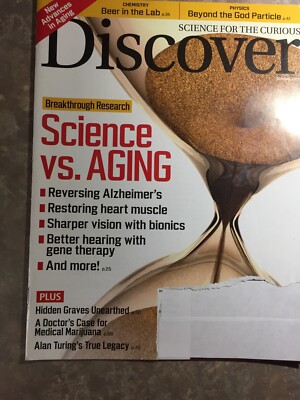 Discover Science Vs Aging Alzheimers Gene Therapy October 2015 FREE SHIPPING!