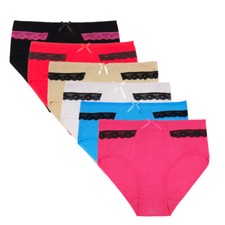 3 Or 6 Lot Women's Cotton Full Briefs Panties High Waist Mama Underwear,L-2XL