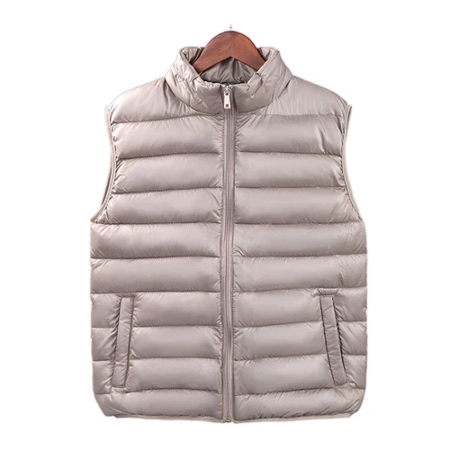 Hombres Chaleco Calentador Chaleco Acolchado Puffer Acolchado Chaleco Top Cálido Sin Mangas Informal - Imagen 13 de 16