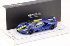 1:43 TSM Model Ford GT Sunoco Blue with Yellow Stripe TSM430524