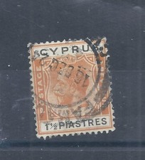 Cyprus stamps. 1921 GV 1 1/2pi used. SG 91 (AQ842)
