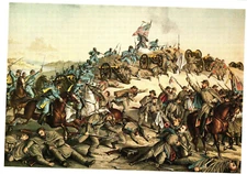 Oversized Postcard Battle of Nashville