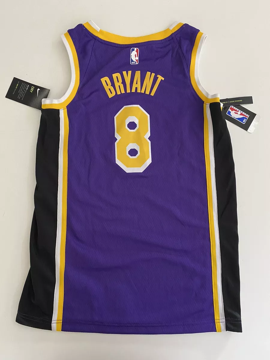 Men's Los Angeles Lakers Kobe Bryant #8 & #24 Black Swingman