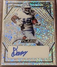 DAZZ NEWSOME 2021 Leaf Flash Auto Silver Rookie Action Prizm #BA-DN1 Bears