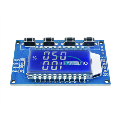 Signal Generator PWM Pulse Frequency Duty Cycle Adjustable Module LCD Display